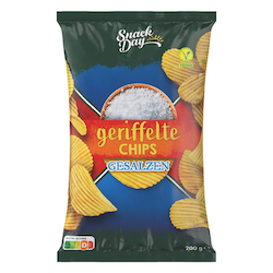 Geriffelte Chips Paprika