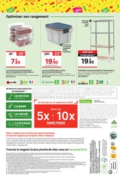 Promos Boîte De Rangement dans le catalogue "BRADERIE EN FÊTE !" de LEROY MERLIN Boîte De Rangement en promo dans le catalogue LEROY MERLIN à la page 8