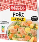 Plat micro-ondable - PAYSAN BRETON - Supermarchés Match à Villeneuve-d'Ascq Plat micro-ondable - PAYSAN BRETON en promo chez Supermarchés Match Villeneuve-d'Ascq à 5,98 €