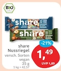 share Nussriegel Schoko Meersalz im aktuellen budni Prospekt