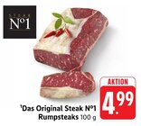 Das Original Steak N°1 Rumpsteaks Angebote von Steak N°1 bei E center Freiburg für 4,99 €