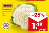 Blumenkohl im Netto Marken-Discount Prospekt Blumenkohl von HEIMAT im aktuellen Netto Marken-Discount Prospekt für 1,49 €