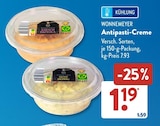 Antipasti-Creme Kirsch Paprika im Angebot bei ALDI SÜD in Krefeld Antipasti-Creme Kirsch Paprika Angebote von Wonnemeyer bei ALDI SÜD Krefeld für 1,19 €