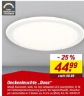 toom Baumarkt Luckenwalde - Deckenleuchte Dana Angebot im Prospekt Deckenleuchte Dana bei toom Baumarkt im Luckenwalde Prospekt für 44,99 €