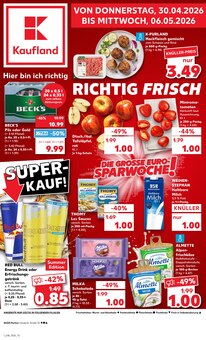 Red Bull im Kaufland Prospekt "Aktuelle Angebote" mit 62 Seiten (Borken)