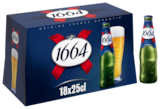 BIÈRE BLONDE 1664 - 1664 en promo à 8,51 € chez Auchan Hypermarché BIÈRE BLONDE 1664 - 1664 dans le catalogue Auchan Hypermarché
