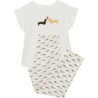 Pyjama imprimé femme - TEX BASIC - Carrefour à Montrouge Pyjama imprimé femme - TEX BASIC en promo chez Carrefour Montrouge à 6,99 €