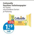 feuchtes Toilettenpapier im V-Markt Prospekt feuchtes Toilettenpapier von Cottonelle im aktuellen V-Markt Prospekt für 1,19 €