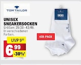 Unisex Sneakersocken Angebote von Tom Tailor bei E center Mannheim für 6,99 €