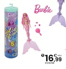 Barbie - color reveal sirènes - Barbie en promo chez JouéClub Mont-de-Marsan à 16,99 €