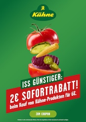 Aktueller Kühne Prospekt "Iss günstiger: 2€ Sofortrabatt!" mit 3 Seiten