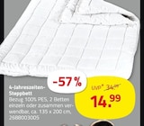 4-Jahreszeiten-Steppbett Angebote bei ROLLER Ratingen für 14,99 €