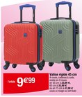 Valise rigide 45 cm - Travels en promo chez Carrefour Sarcelles à 9,99 €