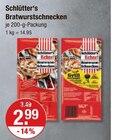 Bratwurstschnecken von Schlütter‘s im aktuellen V-Markt Prospekt für 2,99 €