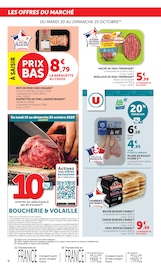 Gâteau en promo dans le catalogue U Express à la page 6