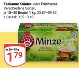 Aktuelle Teekanne Angebote bei GLOBUS in Bochum Aktuelles Kräutertee Angebot bei GLOBUS in Bochum ab 1,79 €