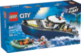 Course-poursuite en bateau de police - LEGO - La Grande Récré à Aulnay-sous-Bois Course-poursuite en bateau de police - LEGO en promo chez La Grande Récré Aulnay-sous-Bois à 26,99 €