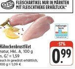 Aktuelles Hähnchenbrustfilet Angebot bei nah und gut in Würzburg ab 0,99 €