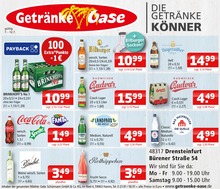 Getränke Oase Prospekt für Ascheberg mit 1} Seite Getränke Oase Prospekt für Ascheberg: "Aktuelle Angebote", 1 Seite, 07.07.2025 - 12.07.2025