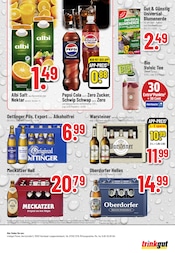 Volvic im Trinkgut Prospekt in Ettlingen Aktueller Trinkgut Prospekt mit Volvic, "Aktuelle Angebote", Seite 8