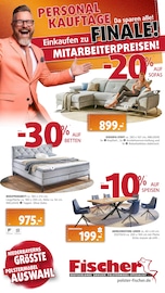 Aktueller Polstermöbel Fischer Prospekt mit Sofa, "PERSONAL-KAUFTAGE - FINALE!", Seite 1