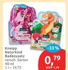 Naturkind Badezusatz von Kneipp für 0,79 € bei budni im Angebot Naturkind Badezusatz von Kneipp im aktuellen budni Prospekt