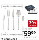 Besteck-Set Rainfall Angebote von Henckels by Zwilling bei XXXLutz Möbelhäuser Mettmann für 59,99 €