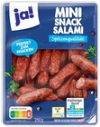 Mini Snack Salami von ja! für 2,89 € bei REWE im Angebot Mini Snack Salami von ja! im aktuellen REWE Prospekt