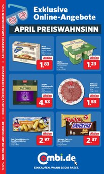 Jacobs im combi Prospekt "Markt - Angebote" mit 35 Seiten (Paderborn)