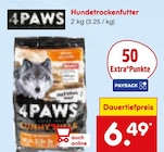 Hundetrockenfutter von 4PAWS im aktuellen Netto Marken-Discount Prospekt für 6,49 €