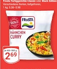 Classic oder Black Edition im Angebot bei GLOBUS in Frechen Classic oder Black Edition Angebote von Frosta bei GLOBUS Frechen für 2,69 €