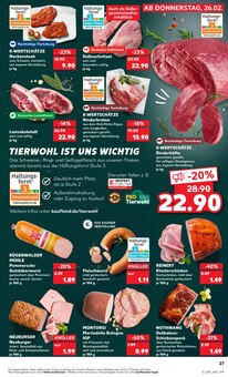 Braten im Kaufland Prospekt "Aktuelle Angebote" mit 70 Seiten (Frankfurt (Main))