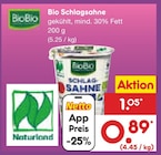 Bio Schlagsahne Angebote von BioBio bei Netto Marken-Discount Mönchengladbach für 0,89 €