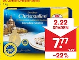 Dresdner Stollen im Angebot bei Netto Marken-Discount in Rudolstadt Dresdner Stollen Angebote von Dr. Quendt bei Netto Marken-Discount Rudolstadt für 7,77 €