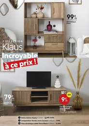 Prix et réduction Meuble Tv dans le prospectus Maxi Bazar en cours Offre Meuble Tv dans le catalogue Maxi Bazar du moment à la page 2