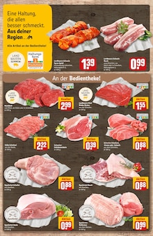 Rindfleisch im REWE Prospekt "Dein Markt" mit 32 Seiten (Ludwigshafen (Rhein))