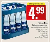 Bio Mineralwasser Angebote von Vilsa bei WEZ Bad Oeynhausen für 4,99 €