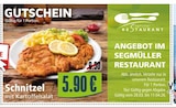 Schnitzel mit Kartoffelsalat Angebote bei Segmüller Offenbach für 5,90 €