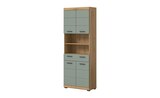 Aktuelles Hochschrank SCHLOONSEE Breite 74cm 4 Türen 1 Schubkasten 2 offene Fächer MDF-Front in verschiedenen Farben erhältlich Badmöbel Badschrank Schrank Bad Schloonsee Angebot bei Höffner in Cottbus ab 299,00 €