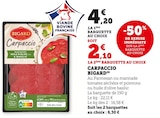 U Express Bavilliers - Promo Carpaccio Promo Carpaccio à 2,10 € dans le catalogue U Express à Bavilliers
