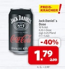 Dose Angebote von Jack Daniel's bei Markant Nordwest Lippstadt für 1,79 €