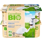 Yaourt au lait entier nature - CARREFOUR BIO dans le catalogue Carrefour Market