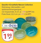 Geschirr-Einzelteile Nature Collection im Angebot bei GLOBUS in Oberursel Geschirr-Einzelteile Nature Collection Angebote von Creatable bei GLOBUS Oberursel für 1,99 €