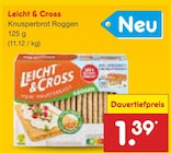 Knusperbrot Roggen Angebote von Leicht & Cross bei Netto Marken-Discount Neuss für 1,39 €
