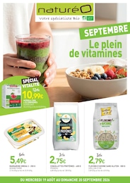 Catalogue Magasins Bio de NaturéO à Livry-Gargan, avec 26 pages Prospectus Magasins Bio de NaturéO à Livry-Gargan: "Le plein de vitamines", 26 pages, 19/08/2026 - 20/09/2026