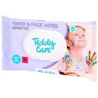 Lingettes nettoyantes mains et visage Teddy Care Sensitive - Teddy Care - Action Lingettes nettoyantes mains et visage Teddy Care Sensitive - Teddy Care à 0,69 € dans le catalogue Action