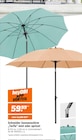 Sonnenschirm „Tarifa“ im OBI Prospekt Sonnenschirm „Tarifa“ von Schneider im aktuellen OBI Prospekt für 59,99 €