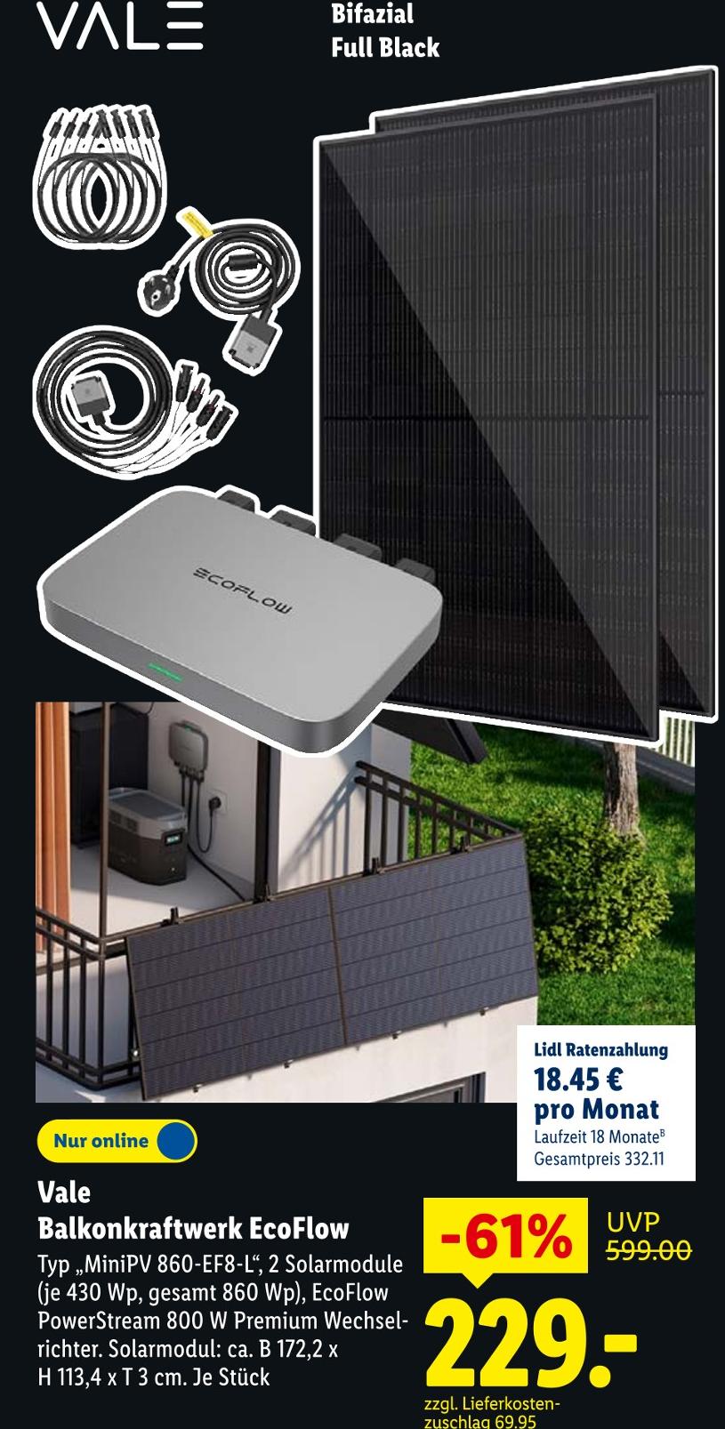 Balkonkraftwerk EcoFlow