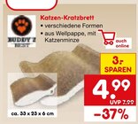Katzen-Kratzbrett im Netto Marken-Discount Prospekt Katzen-Kratzbrett von Buddy's Best im aktuellen Netto Marken-Discount Prospekt für 4,99 €