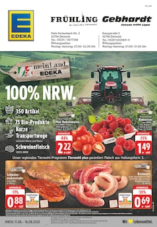Aktueller EDEKA Prospekt "Aktuelle Angebote" Seite 1 von 24 Seiten für Detmold